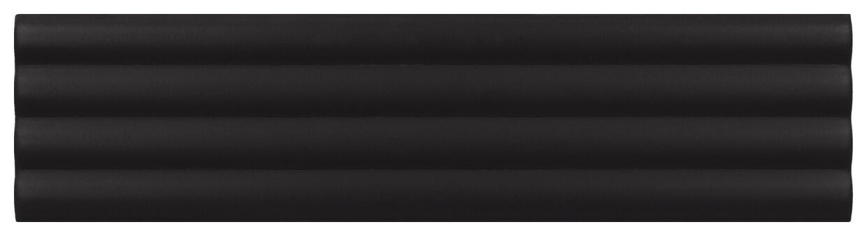 equipe costa nova black onda matt płytka ścienna 5x20 (28521) 
