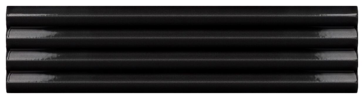 equipe costa nova black praia glossy płytka ścienna 5x20 (28468) 
