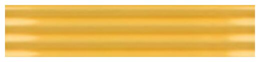 equipe costa nova yellow praia glossy płytka ścienna 5x20 (28479) 