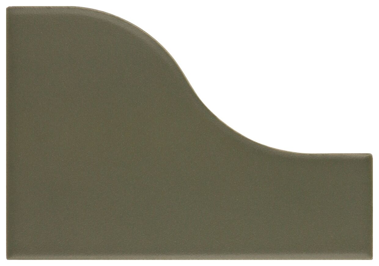 equipe curve garden green matt płytka ścienna 8.3x12 (28862) 