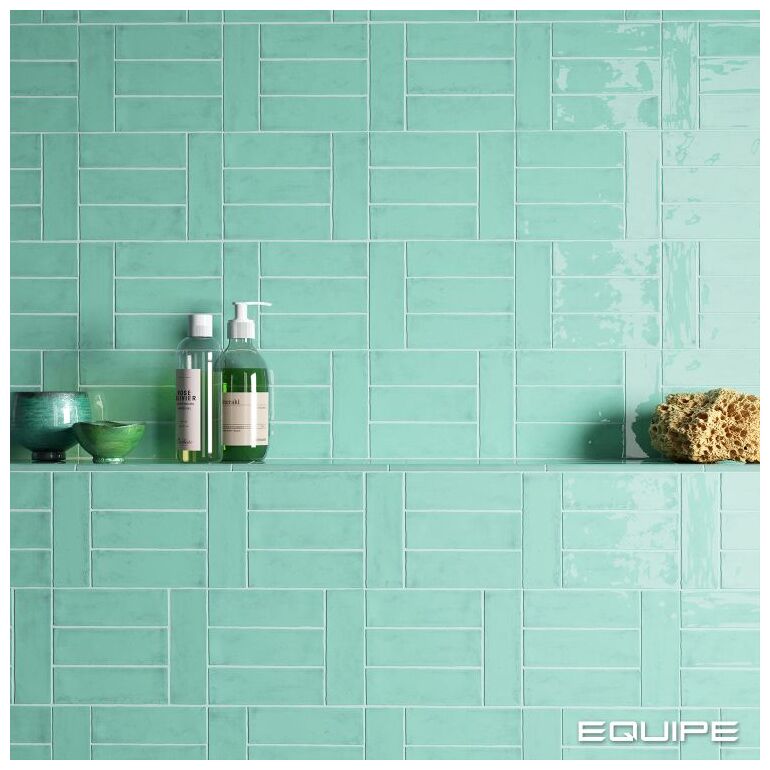 equipe fango aquamarine gloss gresowa płytka ścienna 5x15 (30682) 