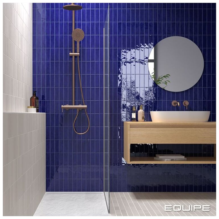 equipe fango cobalt gloss gresowa płytka ścienna 5x15 (30681) 