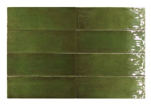 equipe fango green gloss gresowa płytka ścienna 5x15 (30675) 