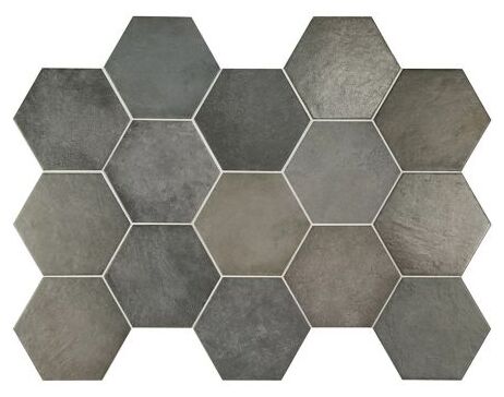 equipe heritage carbon hexagono gres 17.5x20 (24954) 