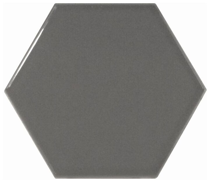 equipe hexagon dark grey płytka ścienna 12.4x10.7 (21913) 