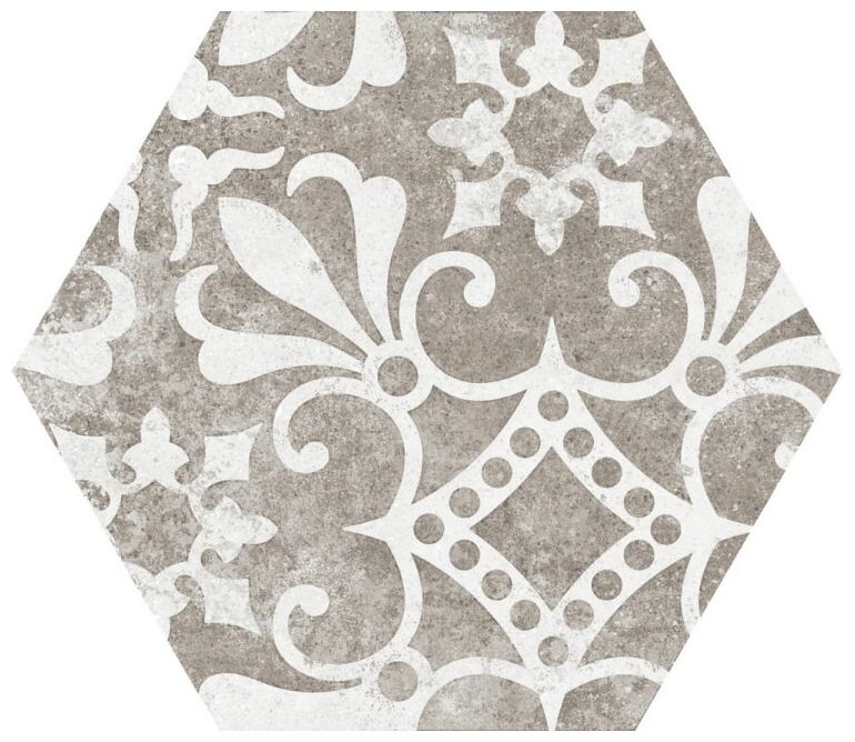 equipe hexatile cement garden grey gres 17.5x20 (22099) 