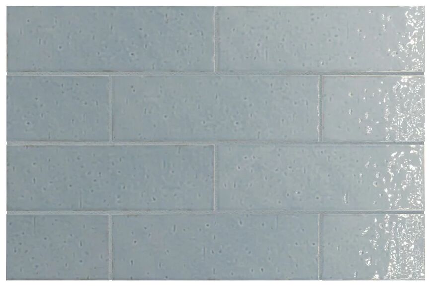 equipe kalma powder blue gloss gresowa płytka ścienna 6x18.6 (30739) 