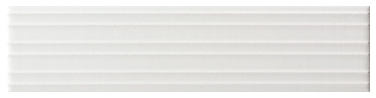 equipe lumina white alyssum matt rivia płytka ścienna 6x24.6 (32378) 