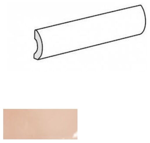 equipe manacor blush pink pencil bullnose 3x20 (26954) 