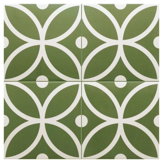 equipe rivoli bergen verde mate gres 20x20 (30710) 