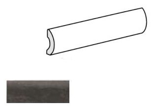 equipe splendours black pencil bullnose 3x15 (24018) 