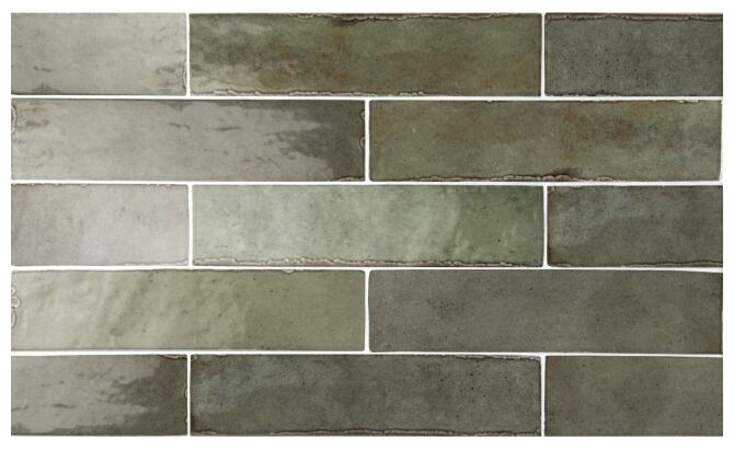 equipe tribeca sage green płytka ścienna 6x24.6 (26876) 