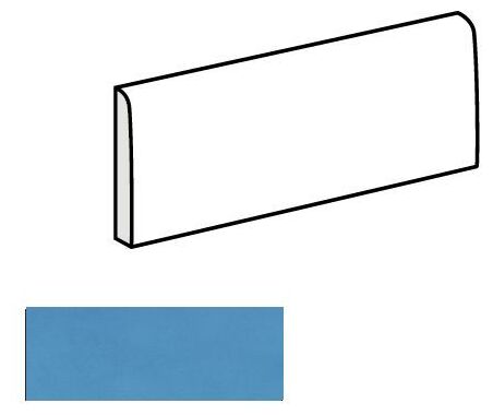 equipe village azure blue bullnose 6.5x20 (25692) 