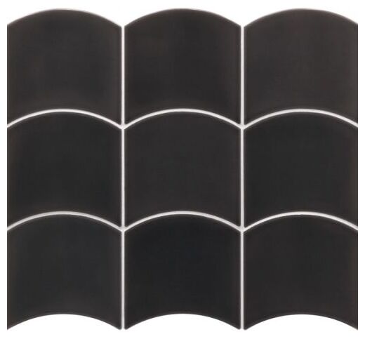 equipe wave black płytka ścienna 12x12 (28842) 