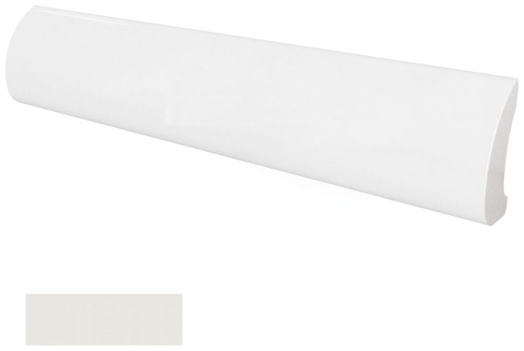equipe white matt pencil bullnose 3x15 (23129) 