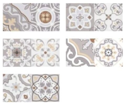 fabresa artisan baza blanco mix dekor 10x20 