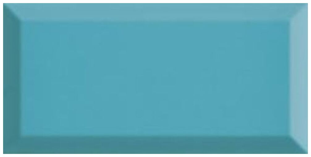 fabresa azul turquesa biselado bx płytka ścienna 10x20 