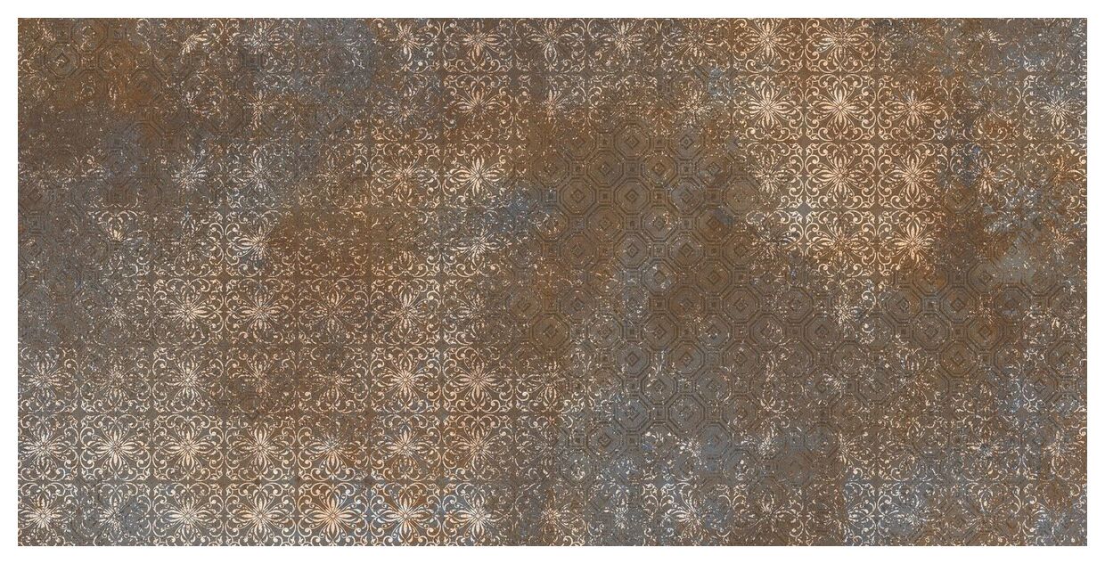 keros ceramika oxido blue dekor 60x120 