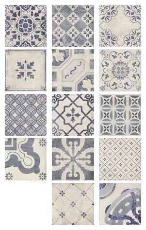 mainzu ceramica antiqua dekor podłogowy 20x20 