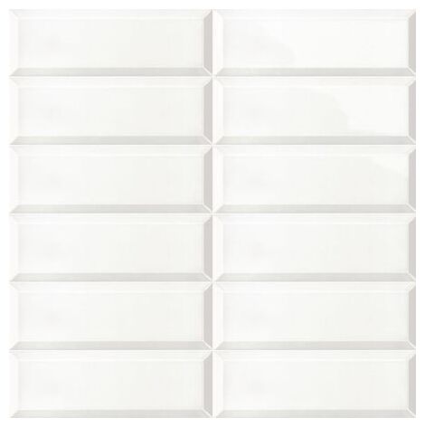 mainzu ceramica bissel blanco brillo płytka ścienna 10x30 