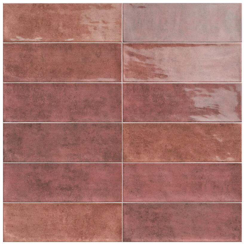 mainzu ceramica cinque terre carmine płytka ścienna 10x30 