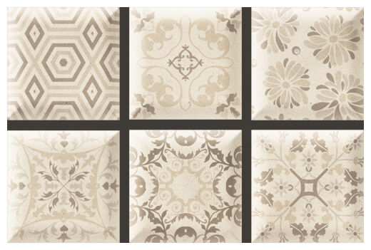 mainzu ceramica derby dekor ścienny 15x15 