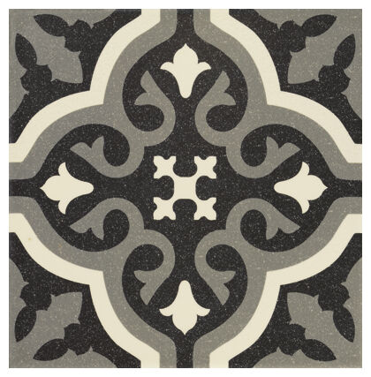 mainzu ceramica florentine black centro 20x20 