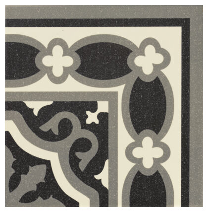 mainzu ceramica florentine black esquina 20x20 