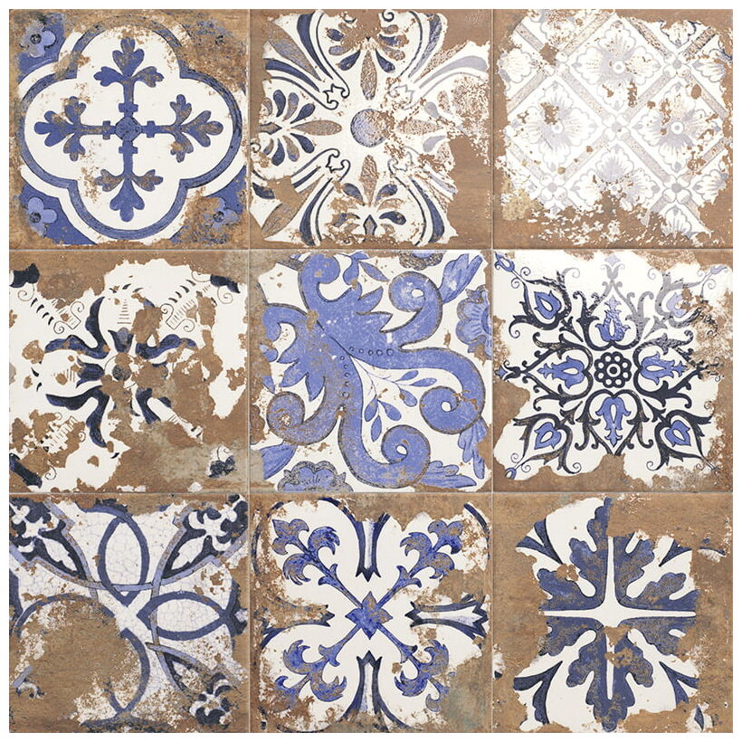 mainzu ceramica land anthology cotto dekor 20x20 