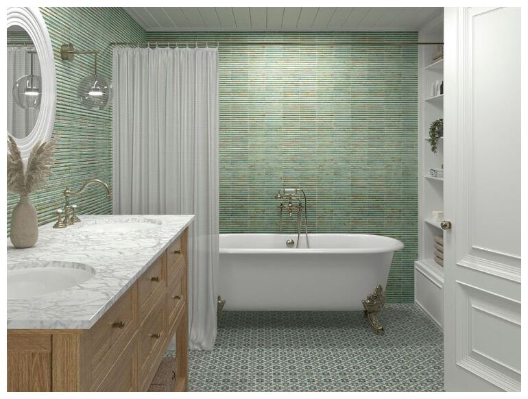 mainzu ceramica lugano aquamarine płytka ścienna 15x30 