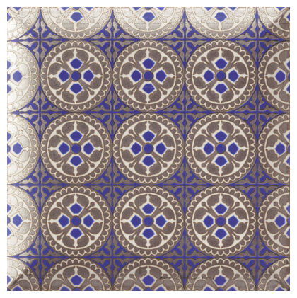 mainzu ceramica metal blu dekor 15x15 
