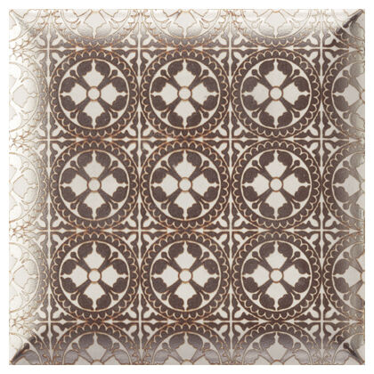mainzu ceramica metal white dekor 15x15 