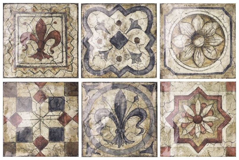 mainzu ceramica milano legend dekor 20x20 