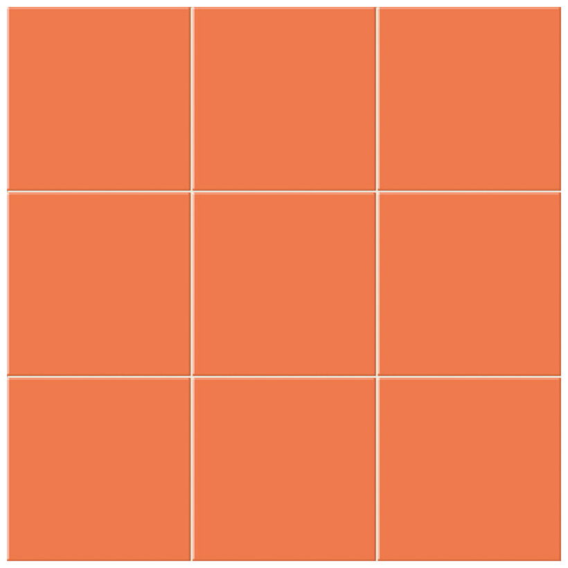 mainzu ceramica naranja mate płytka ścienna 20x20 