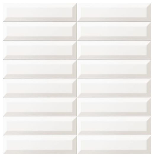 mainzu ceramica settecento blanco brillo bissel płytka ścienna 7.5x30 