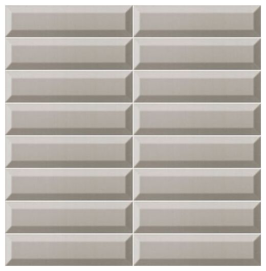 mainzu ceramica settecento gris brillo bissel płytka ścienna 7.5x30 