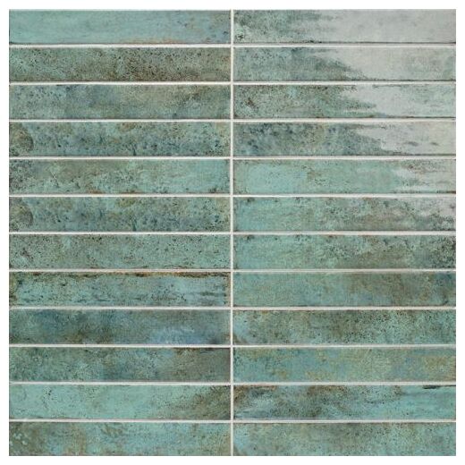 mainzu ceramica tampa green płytka ścienna 5x30 