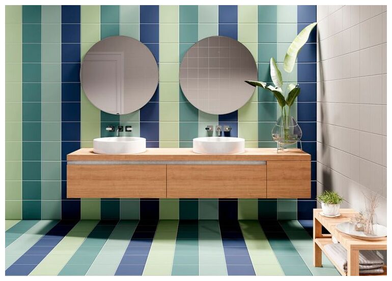 mainzu ceramica technical teal gres 20x20 