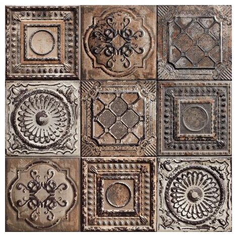 mainzu ceramica tin-tile rusty mix dekor 20x20 