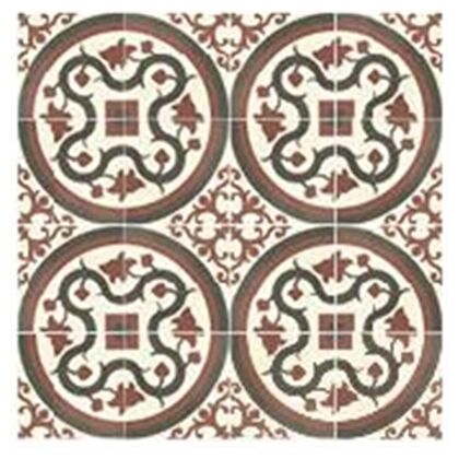 mainzu ceramica victorian deco centro 20x20 