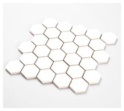 manufaktura mozaik heksagon biały połysk mozaika 30x30 