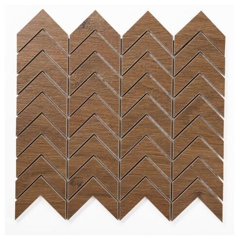 manufaktura mozaik jodełka brown mozaika 30x30 