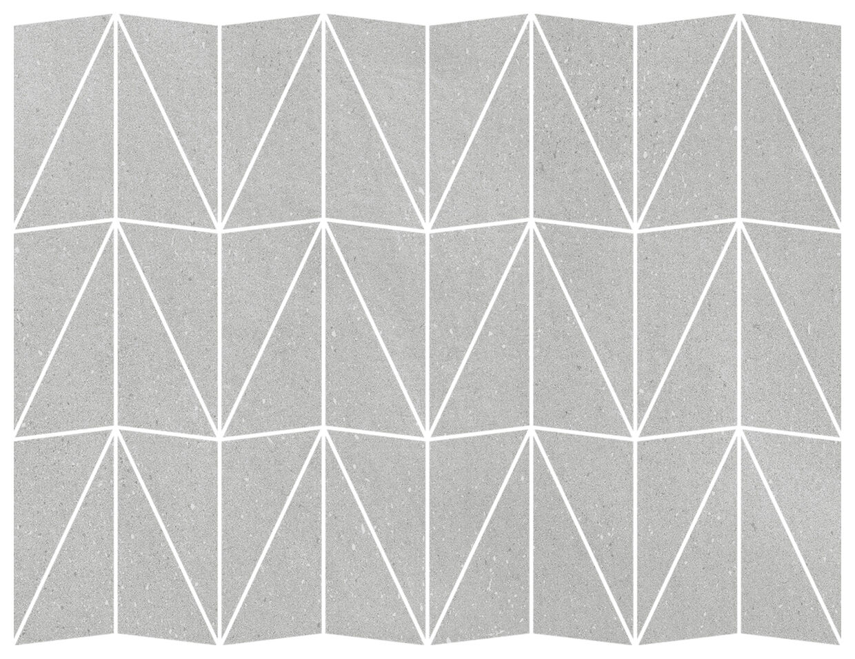 marazzi slow cold cromo mosaico triangolo mpez 29x39 