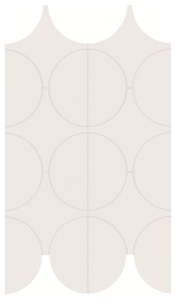 marazzi cementum ash mosaico cerchi m9xz 23.8x41.4 