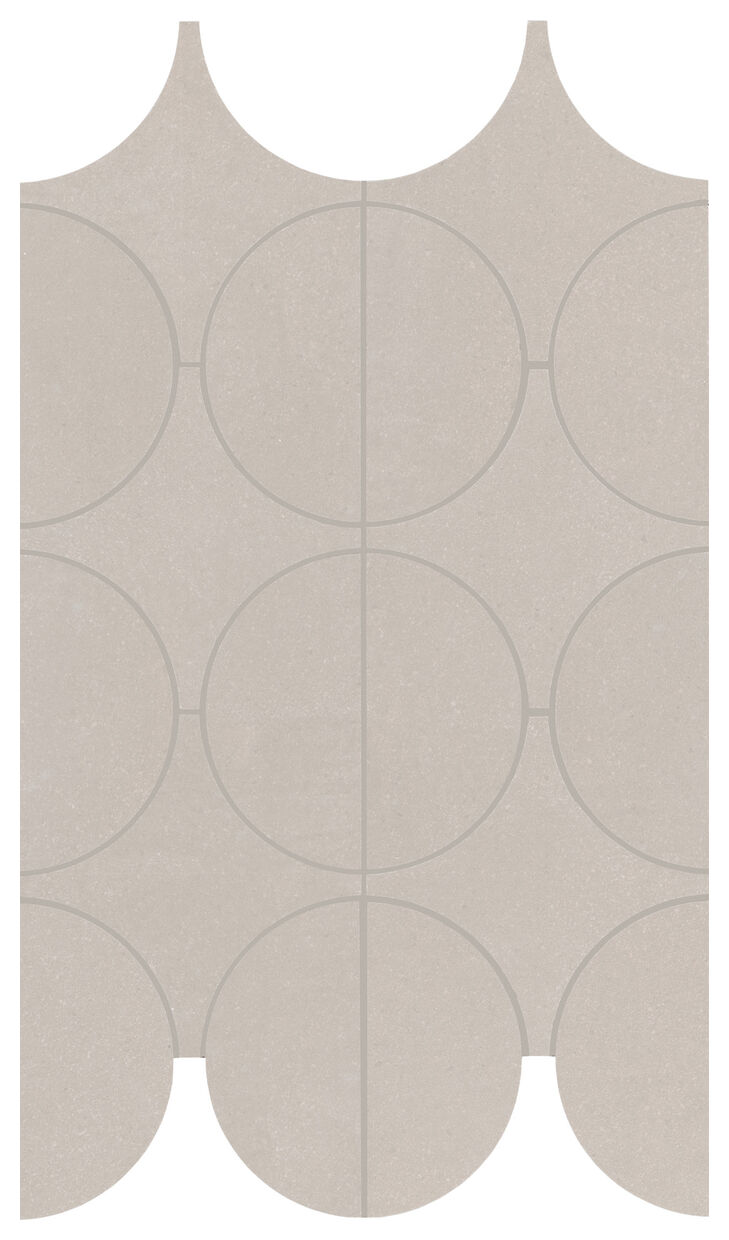 marazzi cementum sand mosaico cerchi m9y0 23.8x41.4 