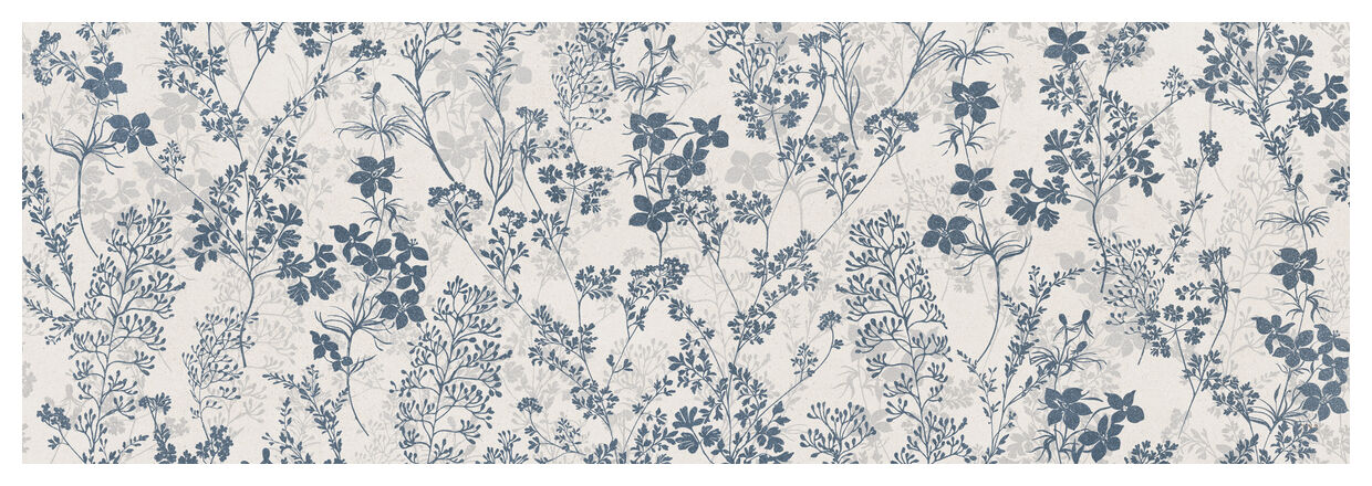 marazzi cementum wall decoro flowery freddo touch mmdw 40x120 