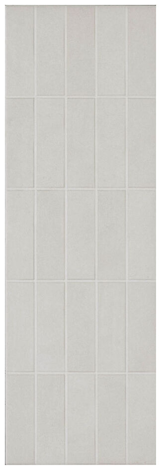 marazzi chalk grey brick struttura m02l płytka ścienna 25x76 