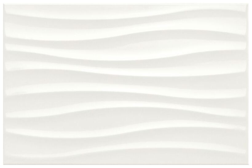 marazzi chroma white tide strutture m00q płytka ścienna 25x38 