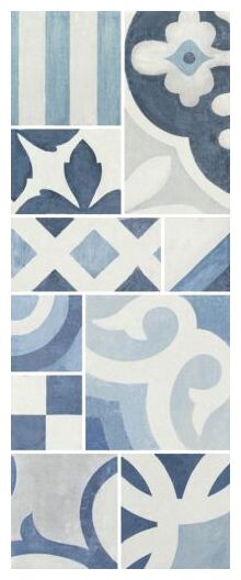 marazzi cloud ice mandala m89e dekor 20x50 