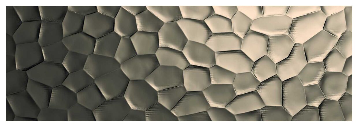marazzi essenziale struttura deco metal 3d m09s dekor 40x120 